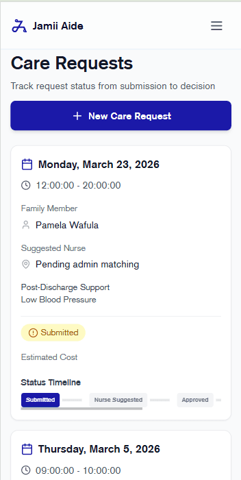 Care Request Appointment